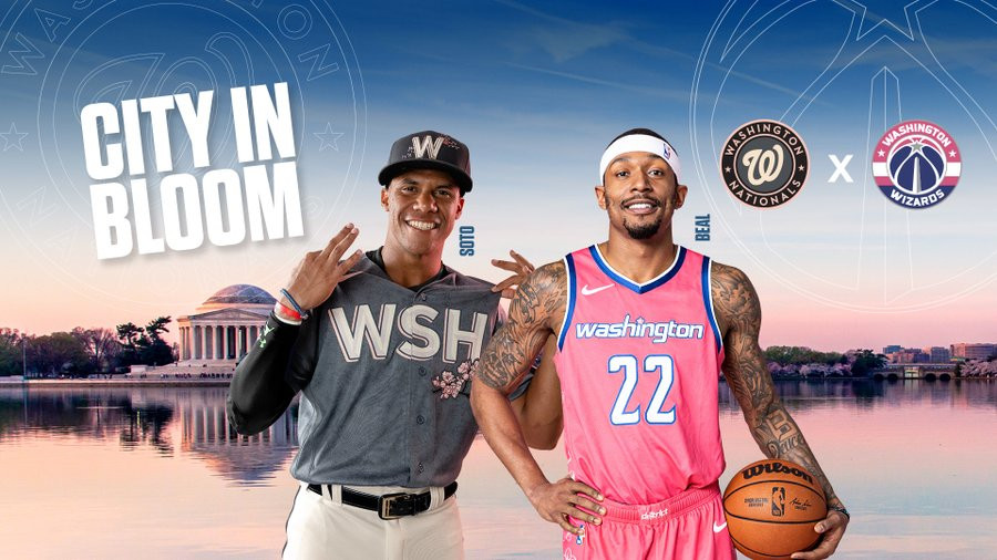 Washington Wizards 22/23 City Edition Uniform: Cherry Blossoms