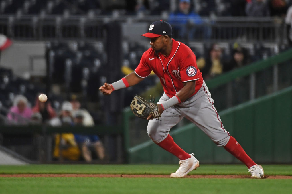 Nationals' Juan Soto, Sean Doolittle, and Stephen Strasburg cherry