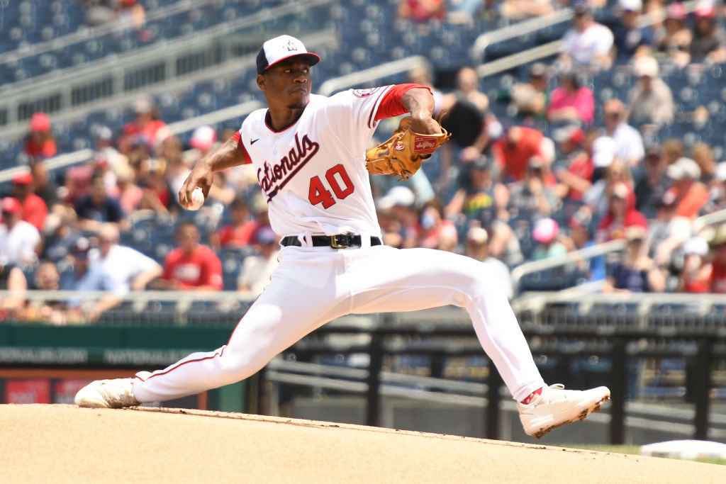 Gray white pitching 