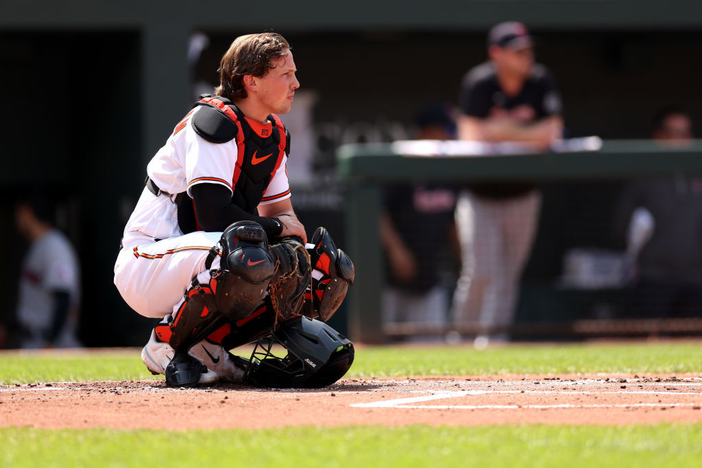 Adley Rutschman catching