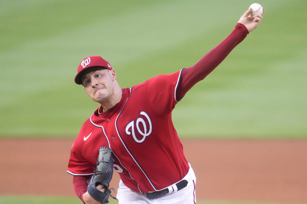 corbin pitching white