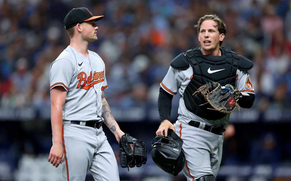 Ryan O'Hearn of the Baltimore Orioles reacts towards his dugout after  News Photo - Getty Images