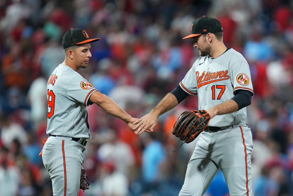 Cowser and Urias celebrate