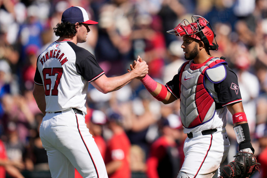 Finnegan and Ruiz celebrate win