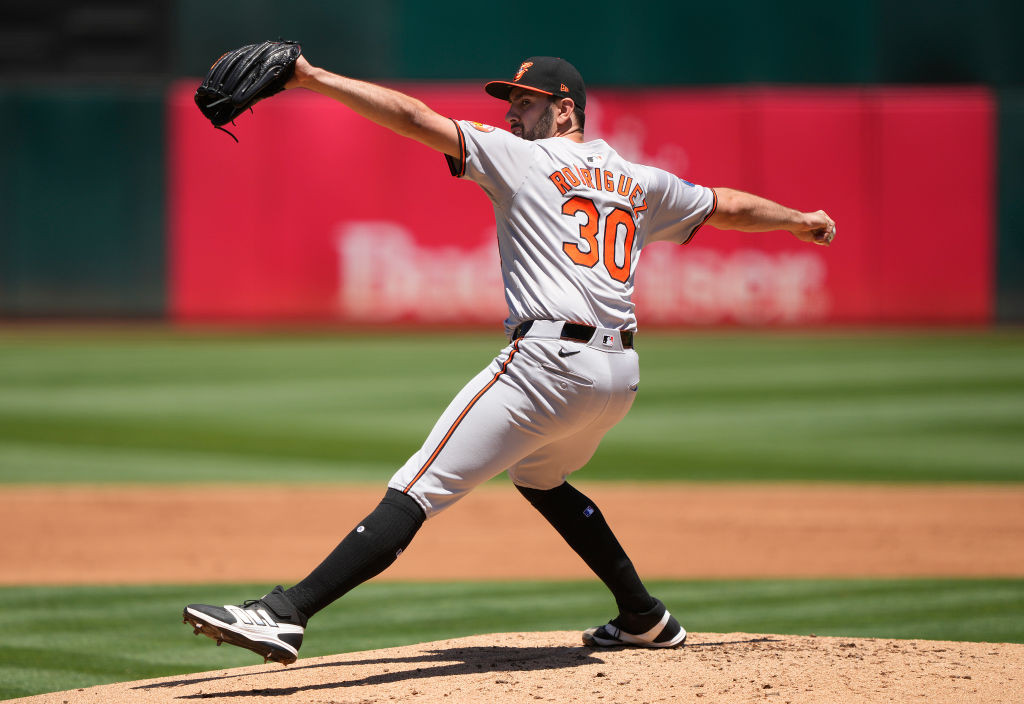 rodriguez pitching gray