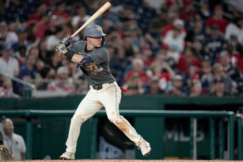 young batting gray