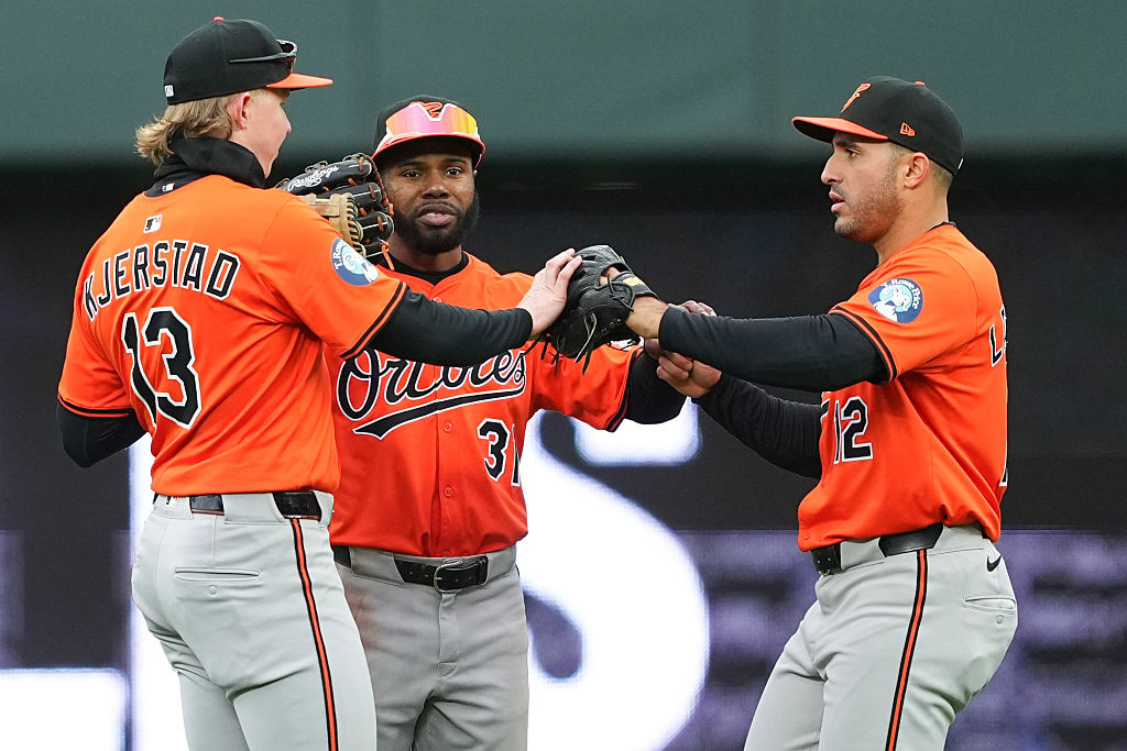 Cedric Mullins, Ramon Laureano, Heston Kjerstad