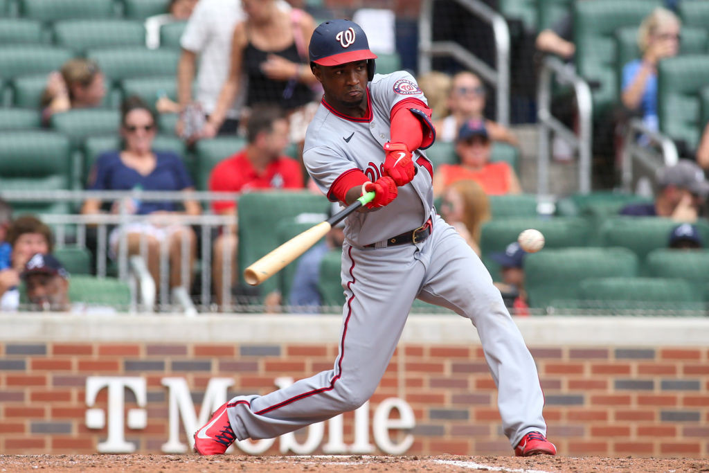 Victor Robles swing gray