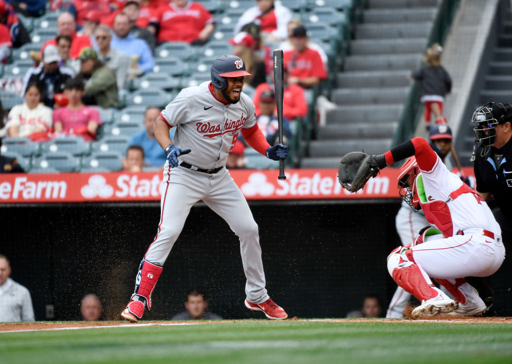 candelario plunked @ LAA