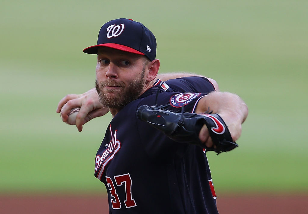 strasburg delivers blue