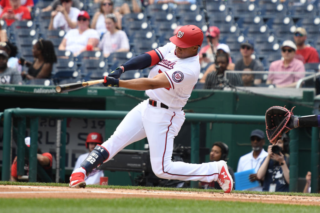 Juan Soto swing white