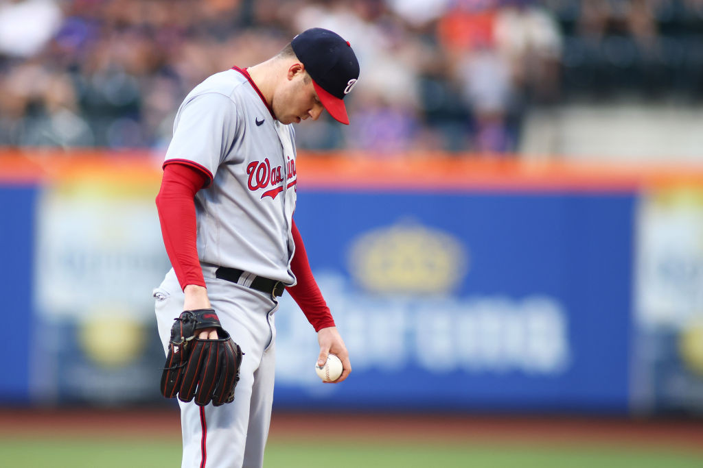 Patrick Corbin head down gray