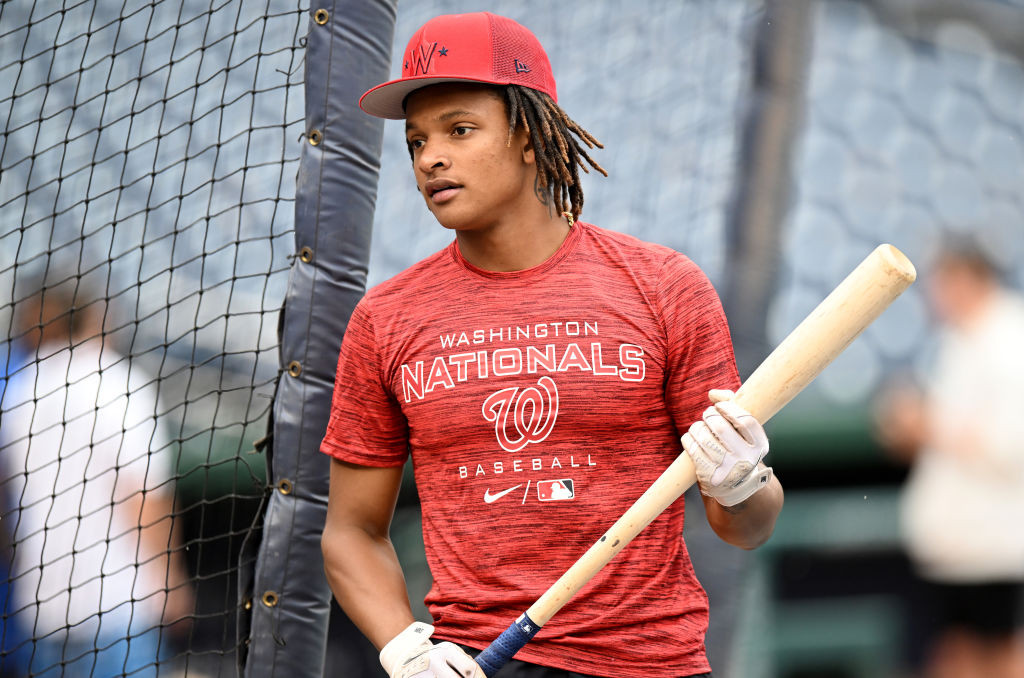 CJ Abrams batting practice