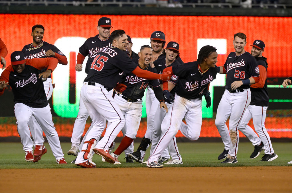 CJ Abrams walkoff celebration