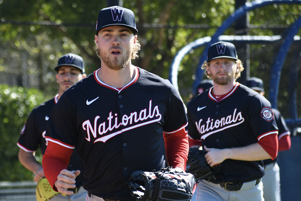 Jake Irvin spring training