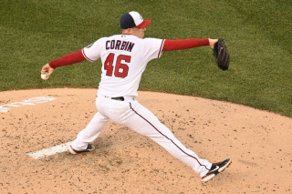 Patrick Corbin throw white back