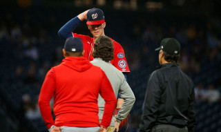 Jackson Rutledge after hit in head