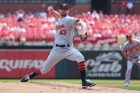 Bryan Baker throws gray