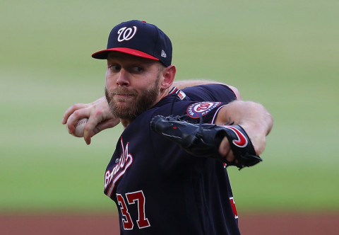 strasburg delivers blue