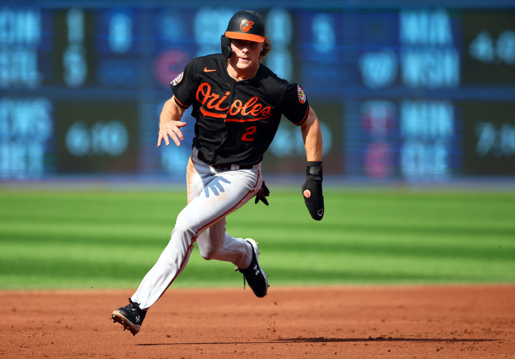 Baltimore Orioles Heston Kjerstad (75) running the bases during a