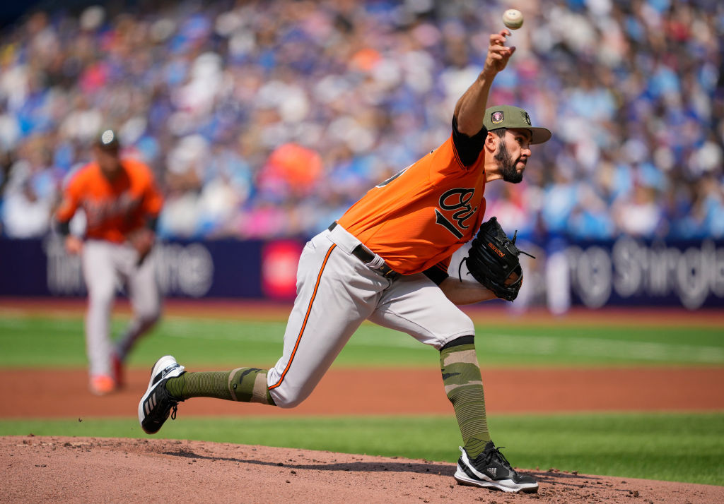 rodriguez pitches orange