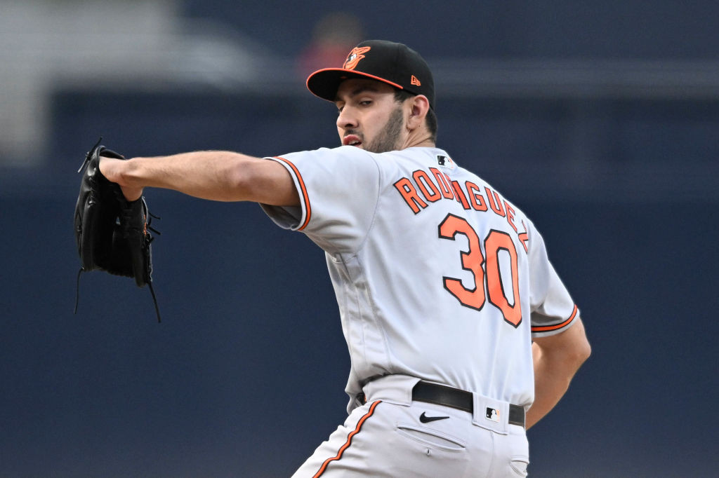 Rodriguez works career-high seven innings and Orioles defeat Padres 4-1 (updated)
