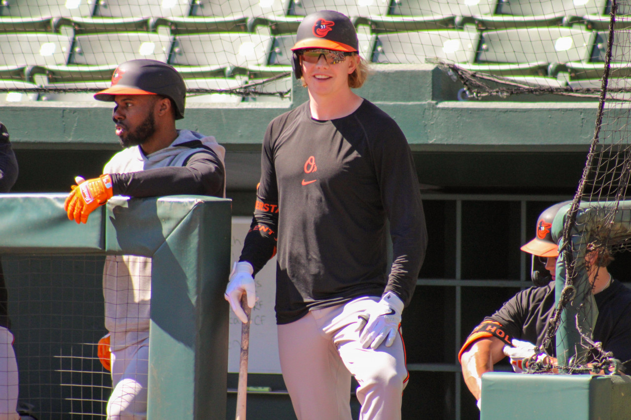 Heston-Kjerstad-spring-training-dugout