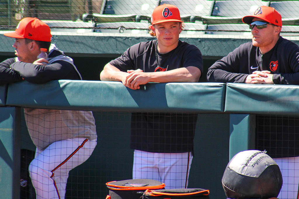 Jackson-Holliday-Spring-training-dugout