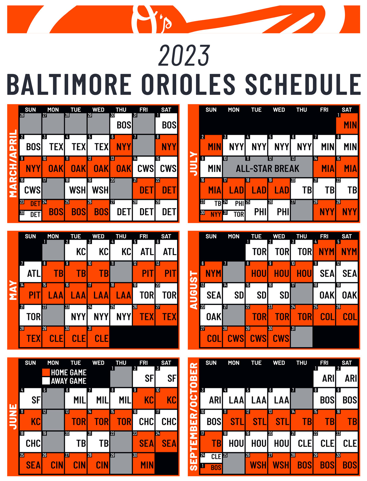 Orioles release 2023 promotional schedule