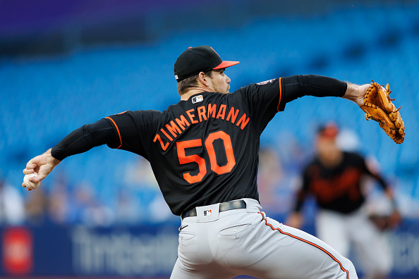 Orioles option Zimmermann to Triple-A Norfolk