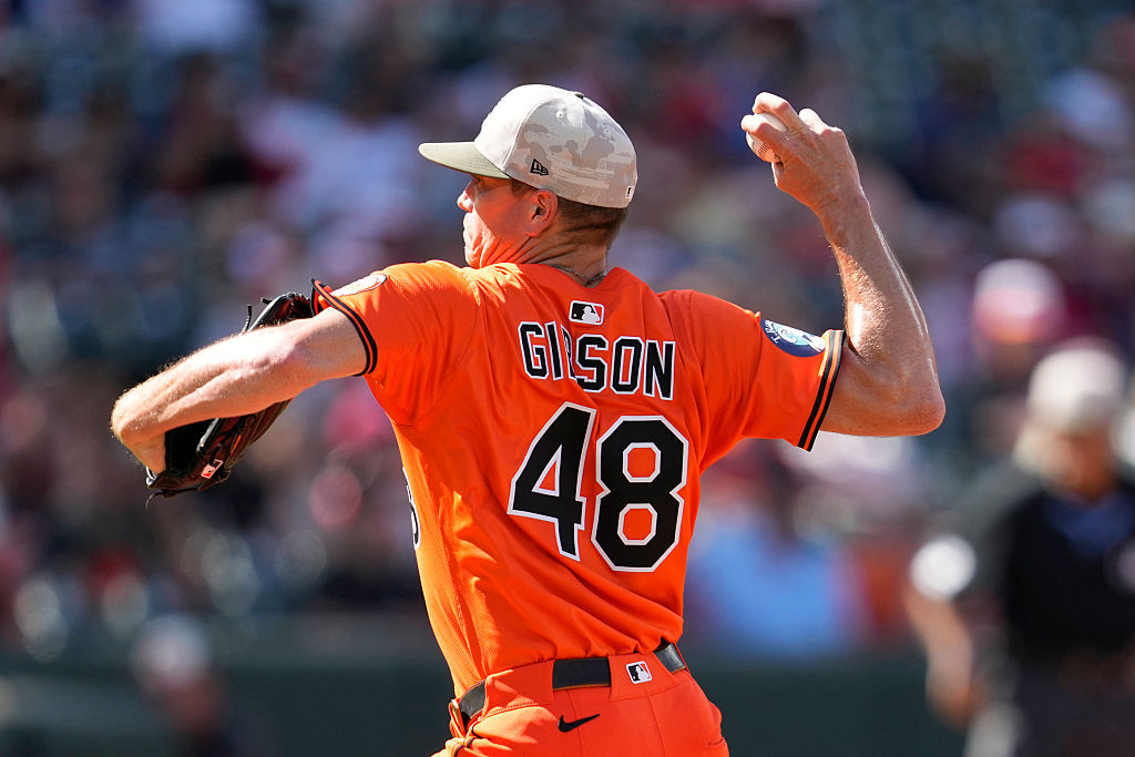 Orioles release Gibson, tonight’s lineups